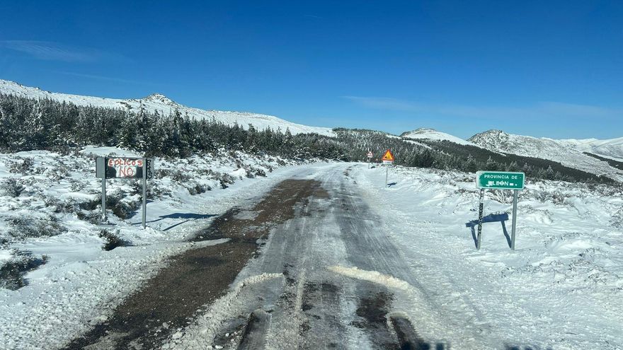 Reabierta la carretera de acceso al Alto de Vizcodillo