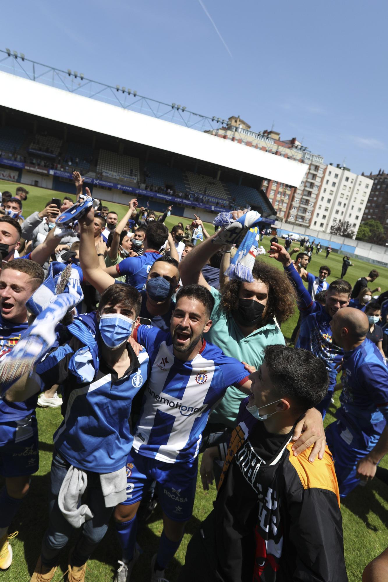 La celebración del Real Avilés, en imágenes