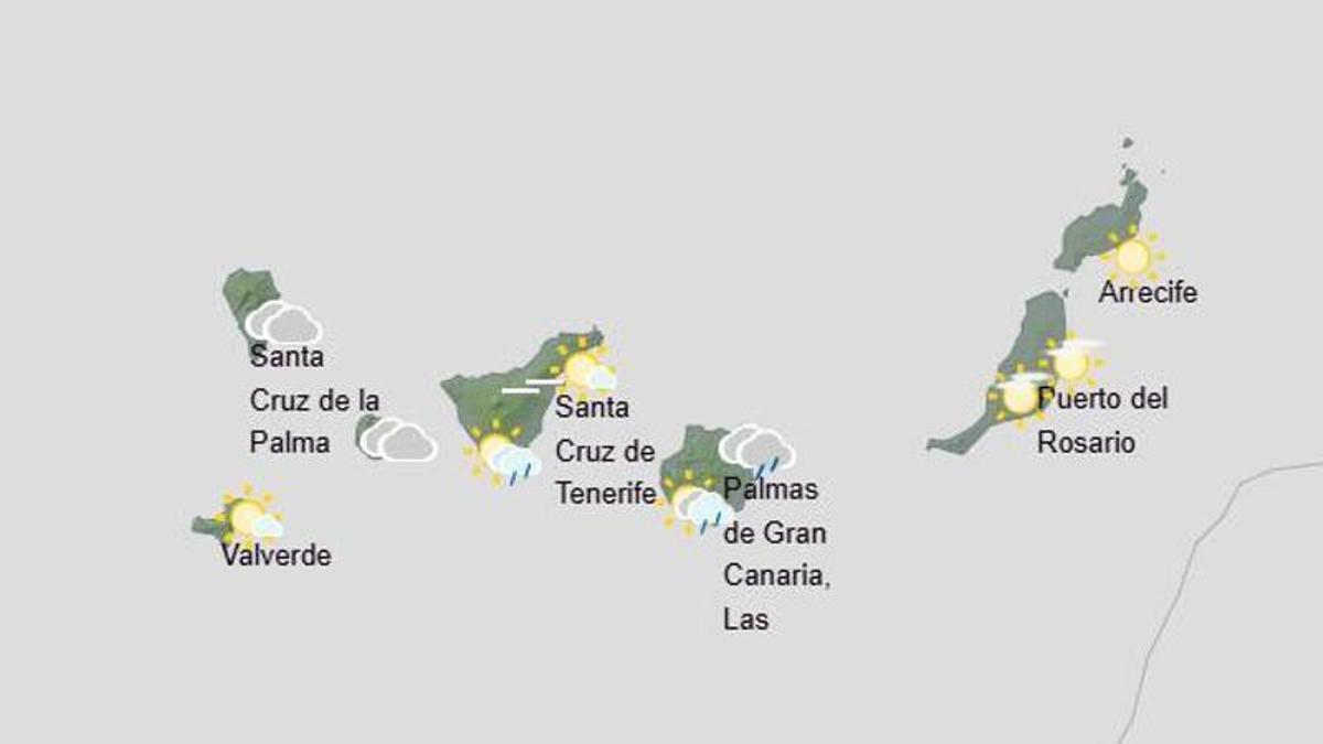 Previsión del tiempo en Canarias (del 06 al 12 de abril)