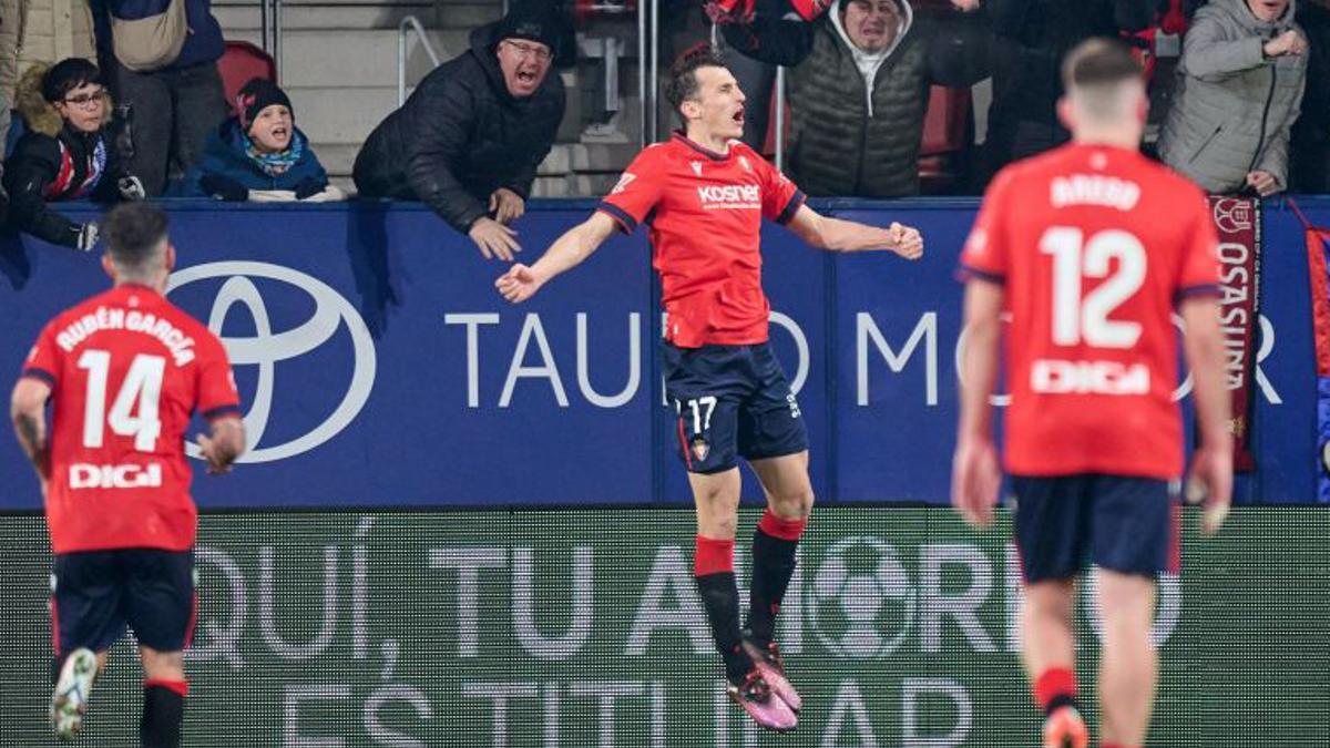 Ante Budimir, celebrando un gol