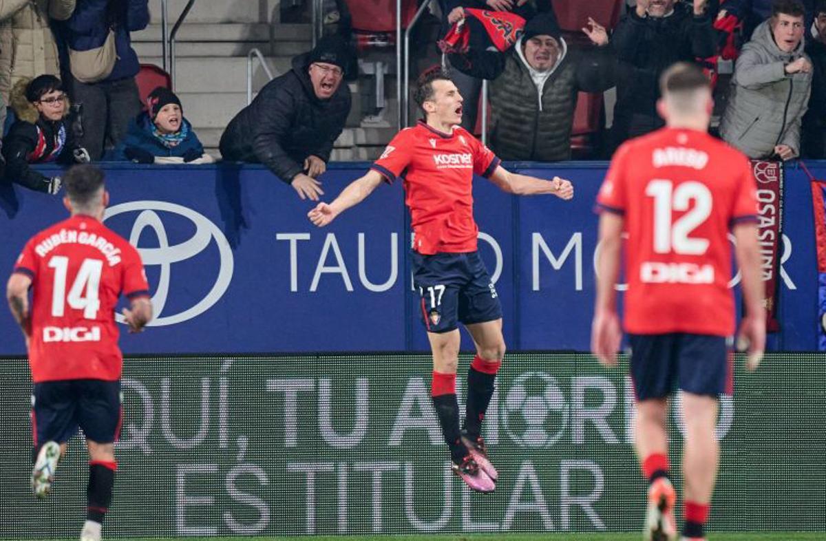 Ante Budimir, celebrando un gol