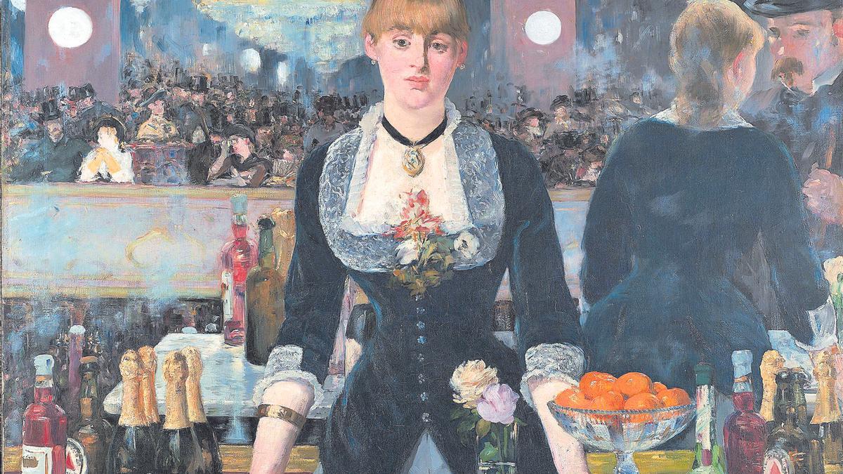 ‘Un bar del Folies Bergère’, Édouard Manet (1881 1882), en la Courtauld Gallery de Londres.