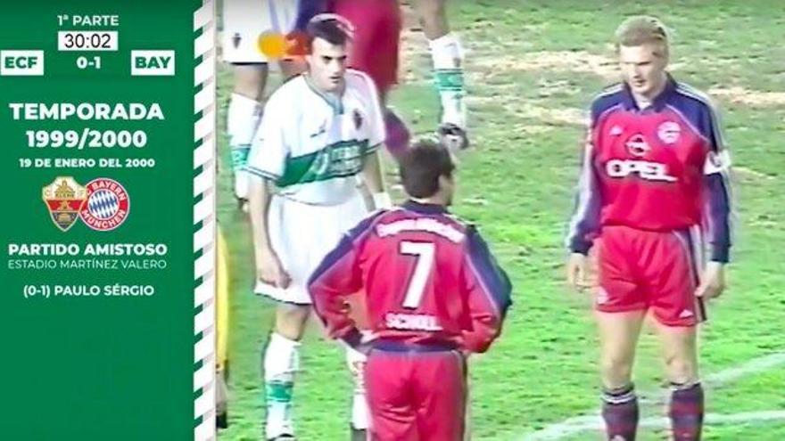 El Elche disputó en enero del 2000 un amistoso frente al Bayern de Munich