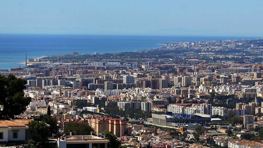 Una vista de Málaga capital.