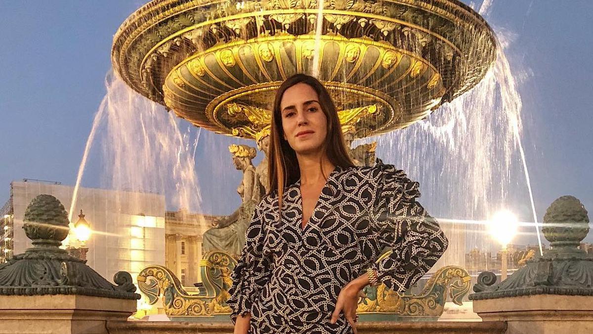 Gala González en la Semana de la Moda de París