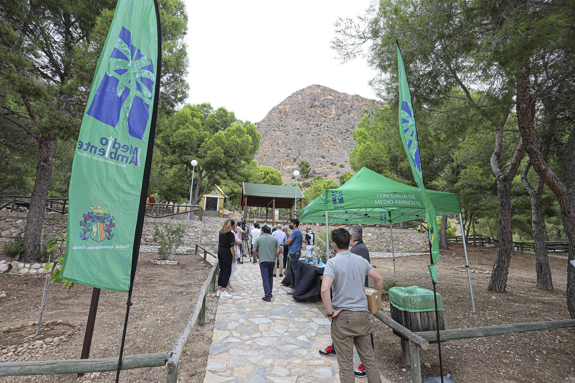 Rehabilitan el área recreativa de San Cristóbal en Pinar de Bonanza (Orihuela)