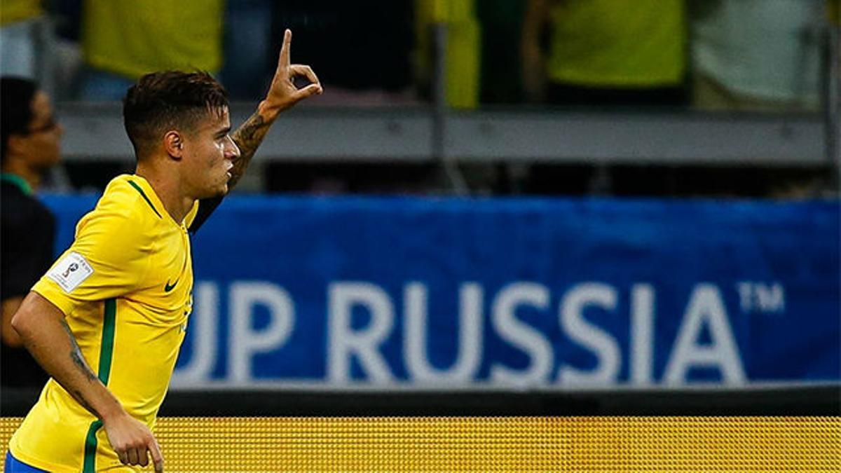 Los 7 goles de Coutinho con la camiseta de Brasil