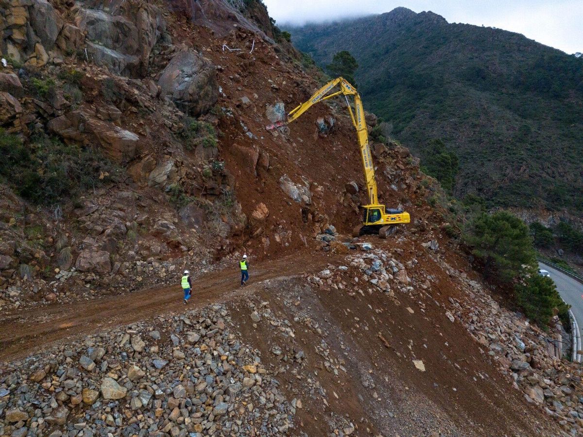 Trabajos en la A-397
