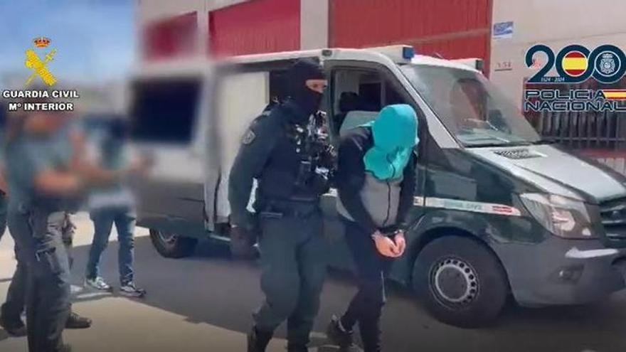 Traslado de los detenidos.