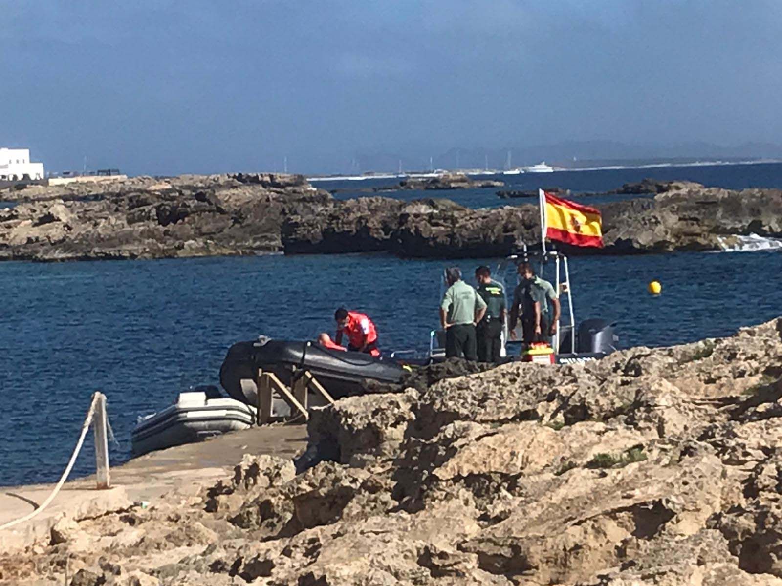 Rescatado un bañista en es Pujols