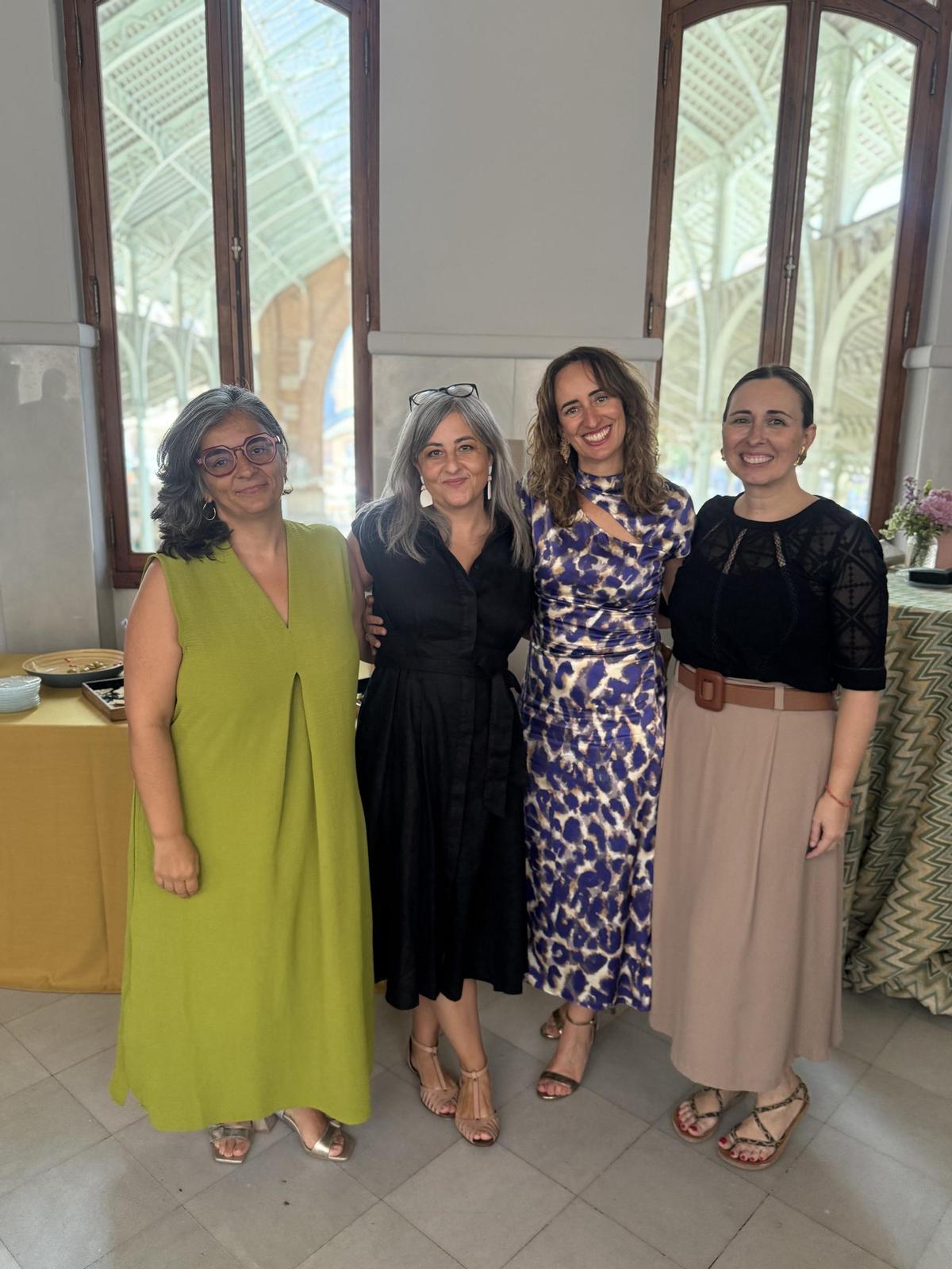 Esther Vila, Montse Rozalén, Verónica Domingo y Eva Peiró.