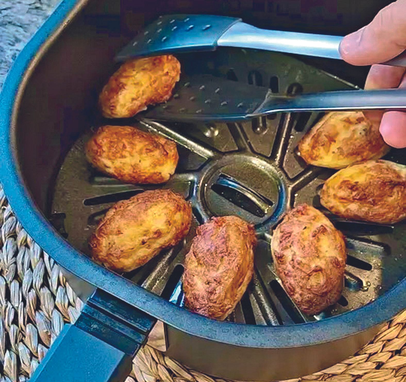 Croquetas de patata y jamón serrano en Airfryer, de Dos Rombos en la Cocina. Cortesía Cookpad