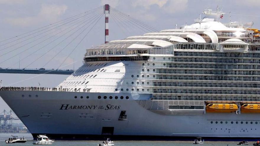 Accidente en el &quot;Harmony of the Seas&quot;, el gigante con acero asturiano