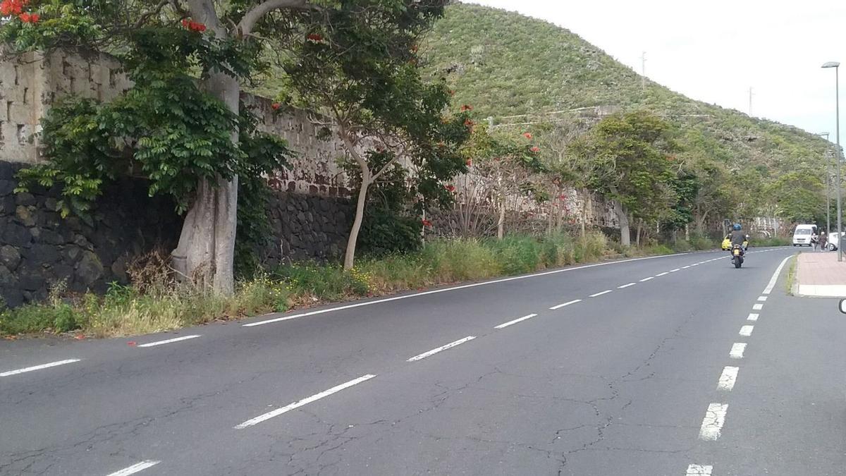 Panorámica de la carretera TF-16, archivo.