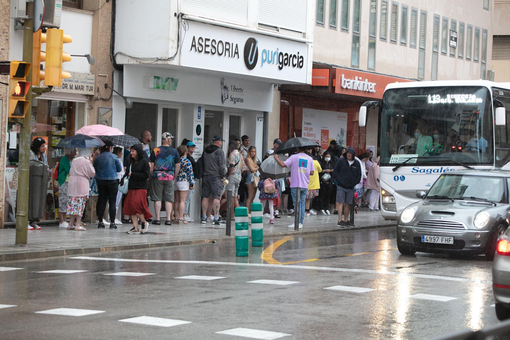 Las imágenes de la tromba de agua que cayó sobre Ibiza