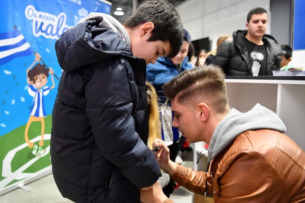 Los estudiantes tuvieron la oportunidad de charlar y formular preguntas a los jugadores del Fabril, Aarón Sánchez y Pedro Martelo.