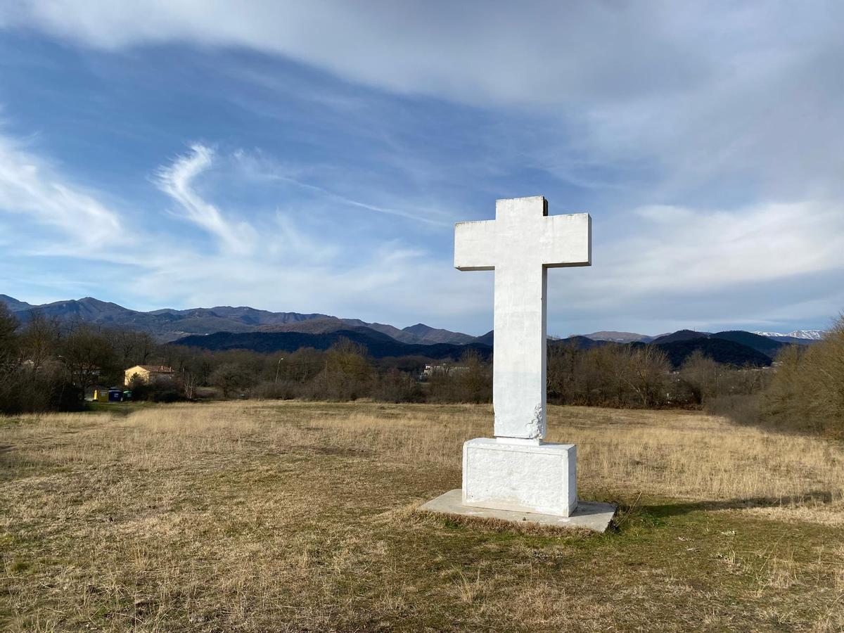 La Creu del Triai, a Olot.