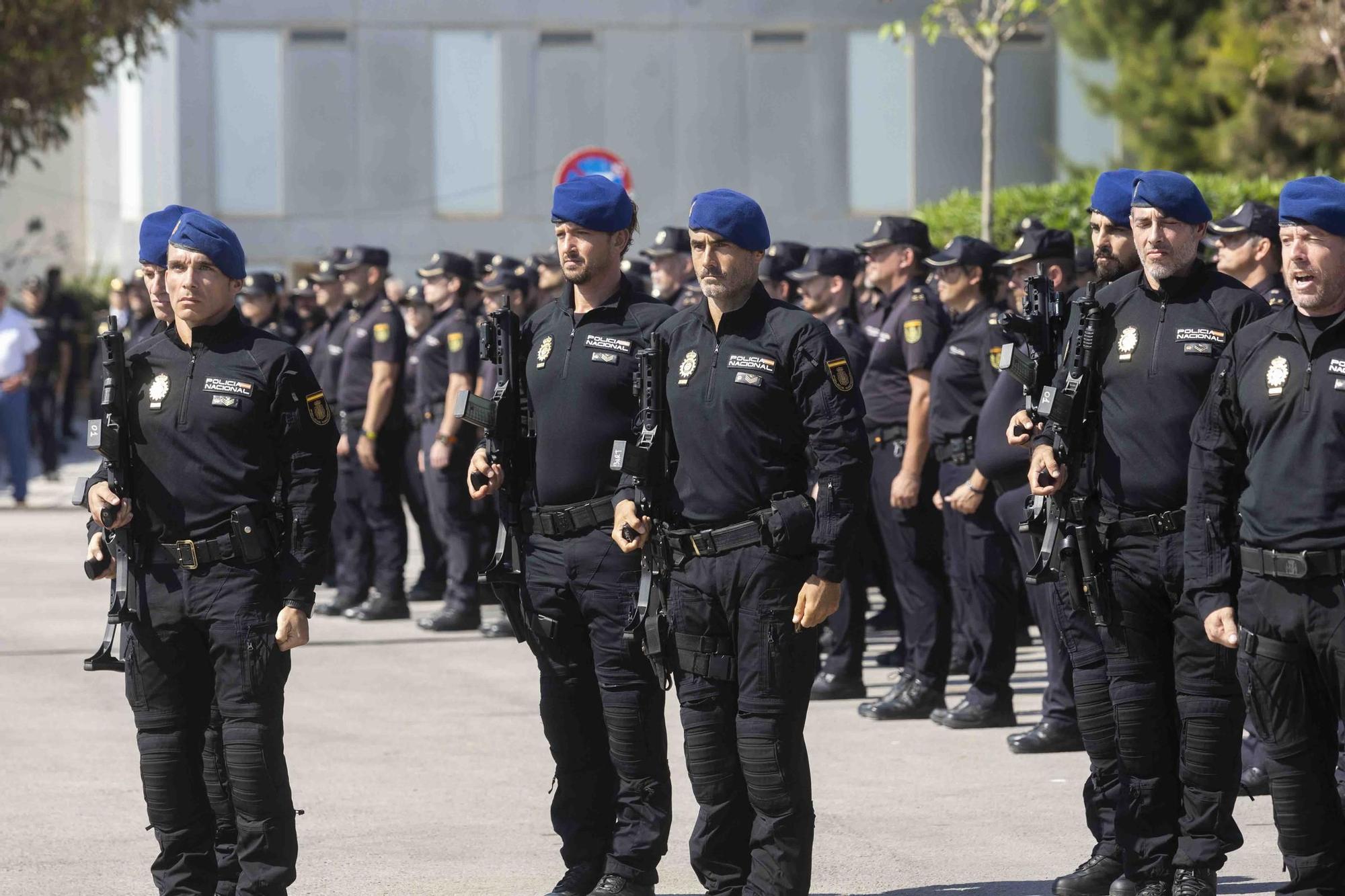 Actos de la festividad de la Policía Nacional