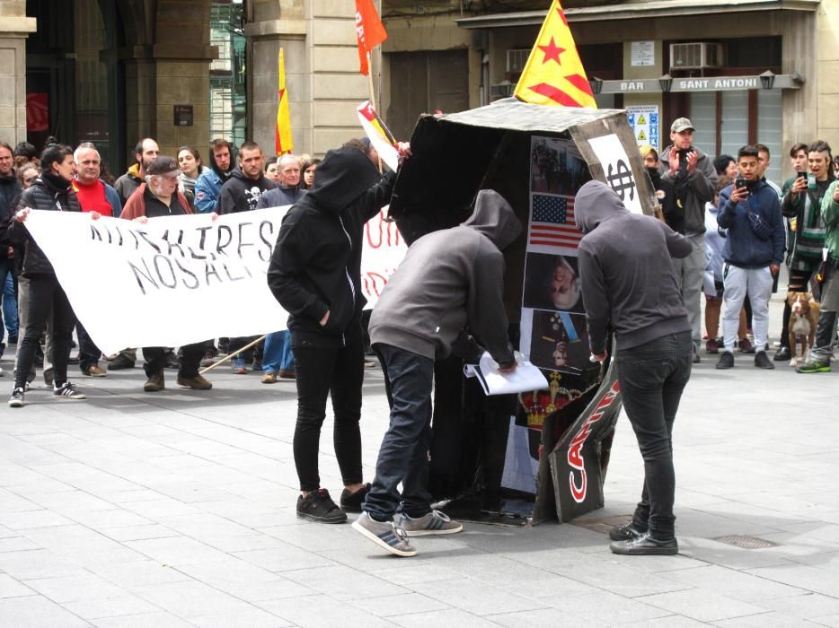 Manifestació de l'1 de maig a Manresa
