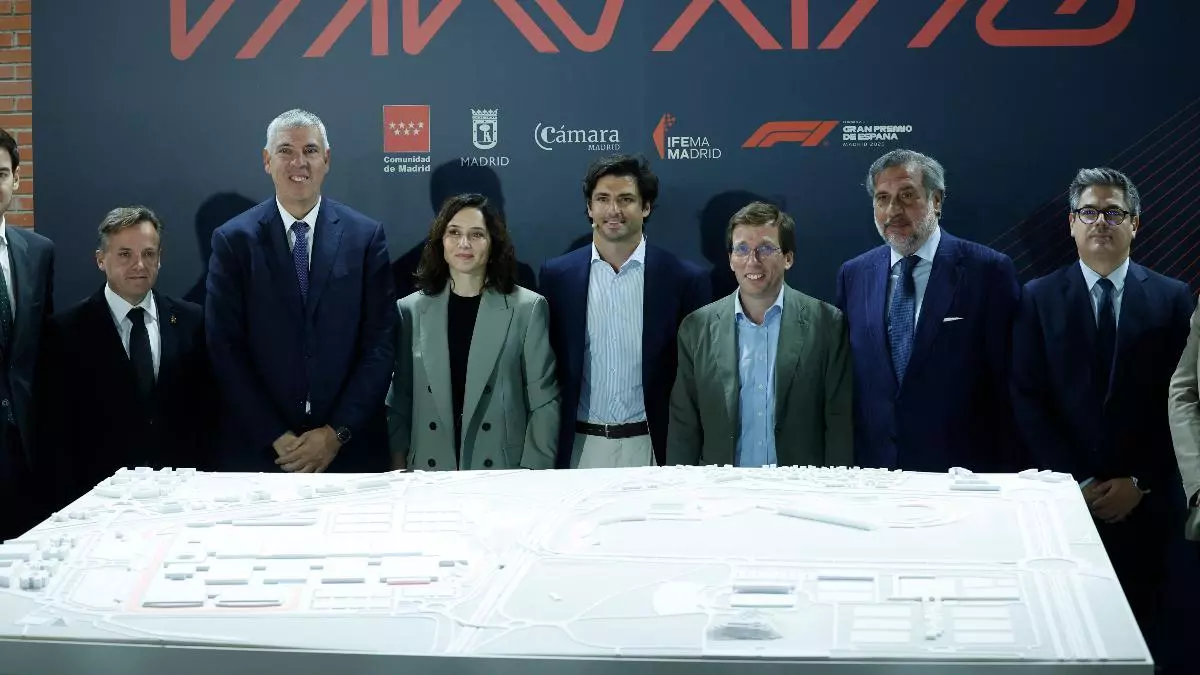 Carlos Sainz prepara su show en el MadRing