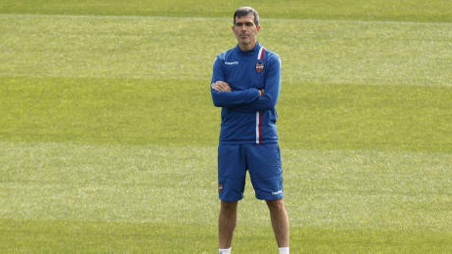 Muñiz, en el entrenamiento