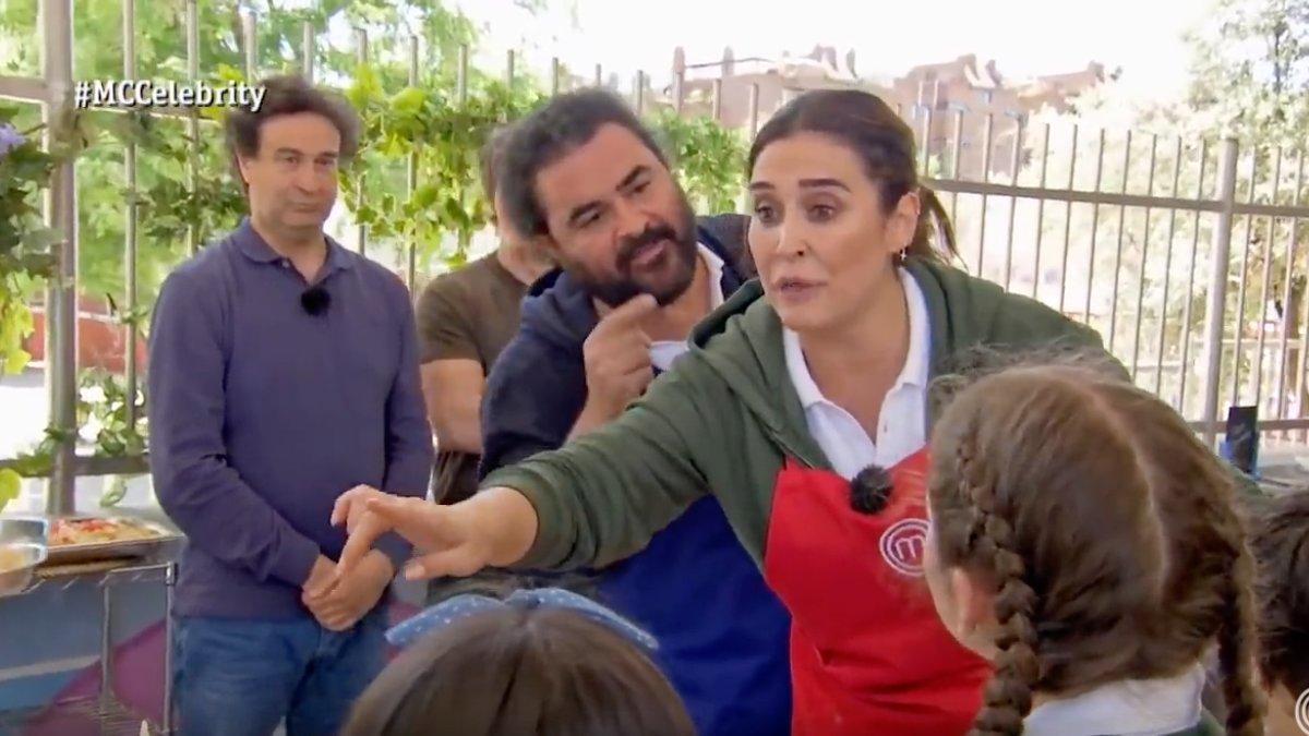 El Sevilla y Vicky Martín Berrocal en 'Masterchef Celebrity'