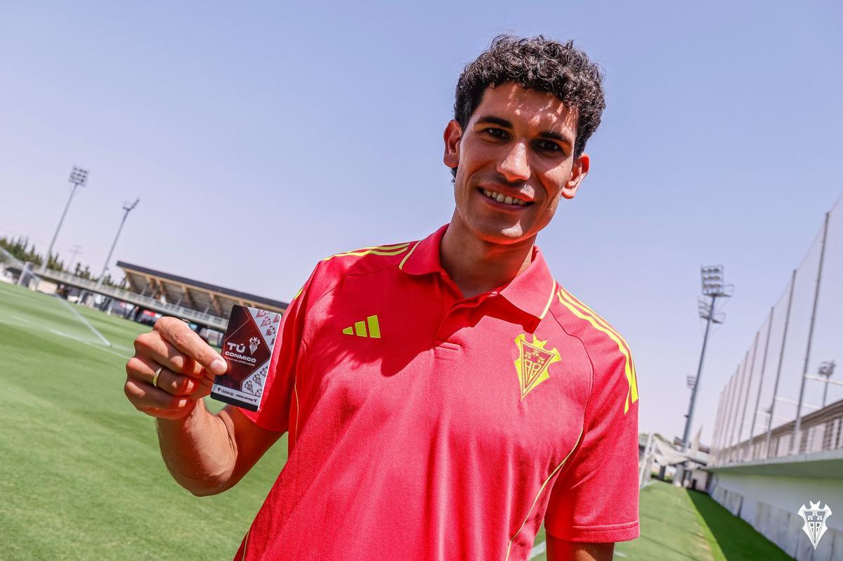 Vallejo, en sus primeros días como jugador del Albacete.