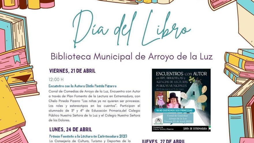 Arroyo de la Luz prepara una semana de actividades en torno al libro