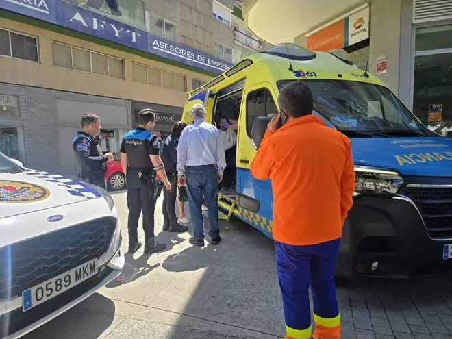 Una pelea por la bajante de un edificio se salda con tres heridos, en Vilagarcía