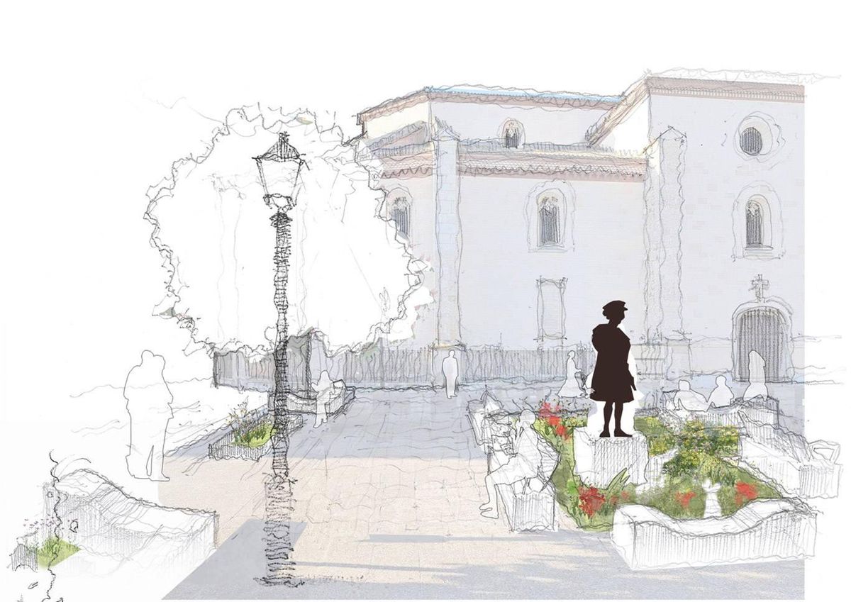Imagen del proyecto de reforma de la Plaza de los Santos Niños de Alcalá de Henares