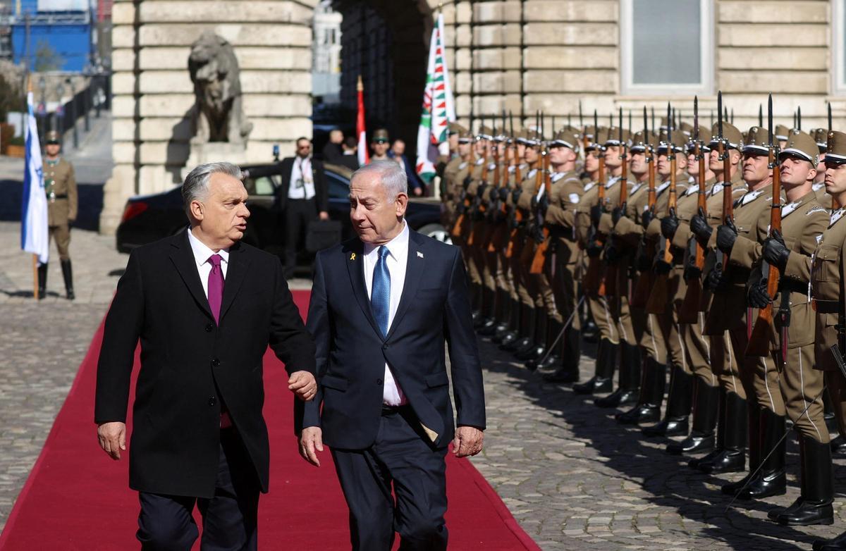 Orban recibe a Netanyahu en Budapest