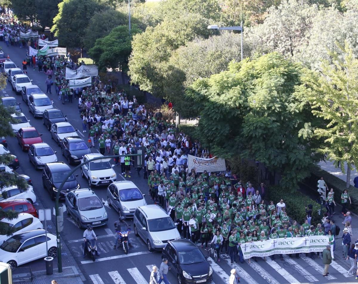 Las imágenes de la marcha contra el cáncer