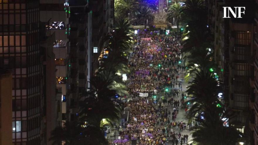 Así se vivió el 8 de marzo en Alicante