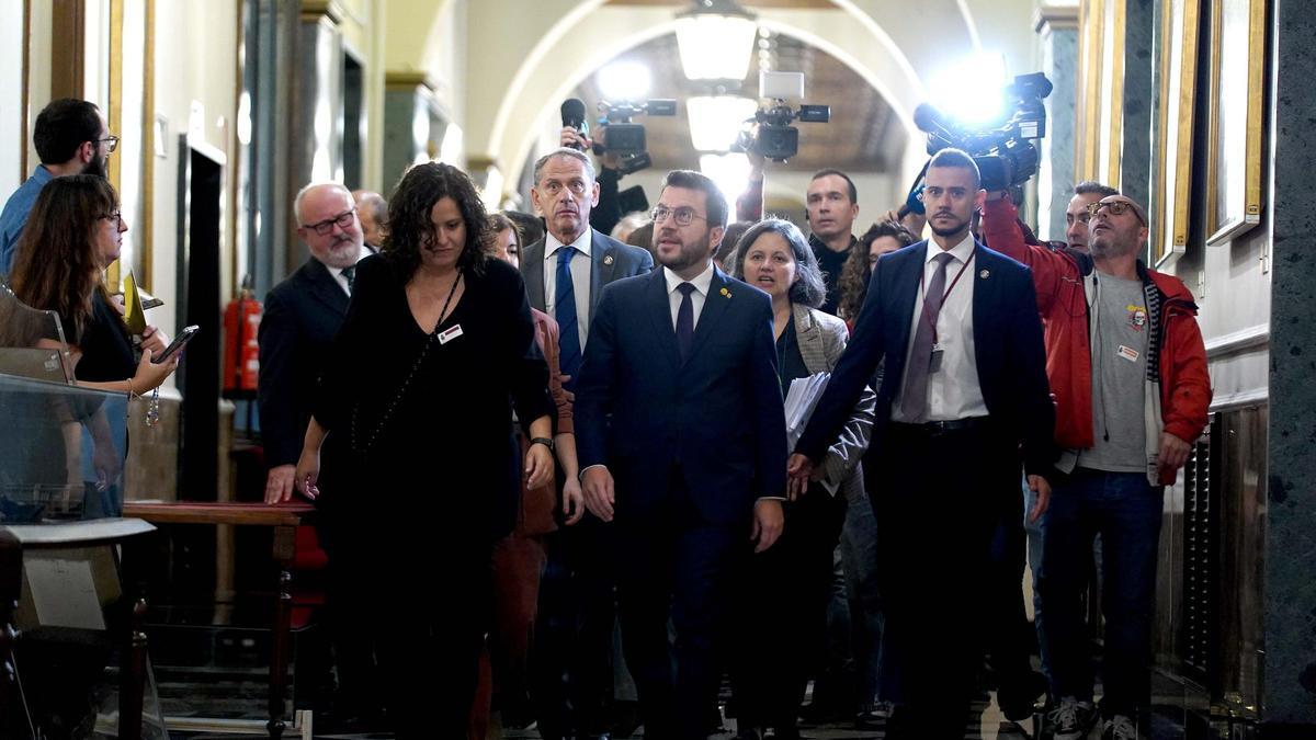Aragonès defiende la amnistía en el Senado