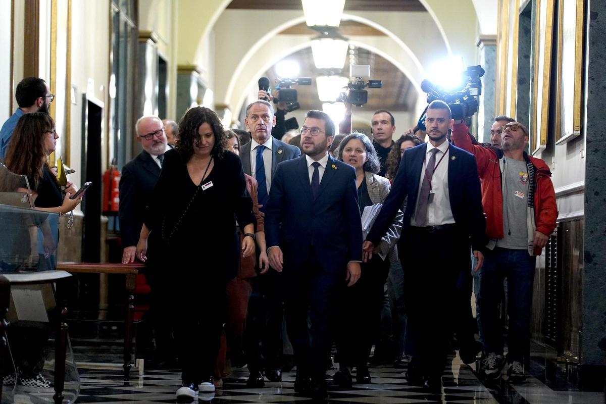 Catalunya acapara els focus del Senat: del 155 a la visita exprés d’Aragonès