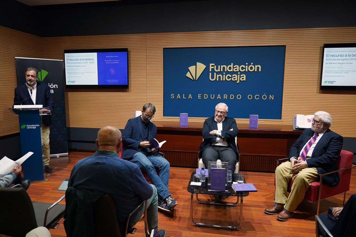 José María de Loma presentó la selección de artículos de Mariano Vergara para La Opinión.