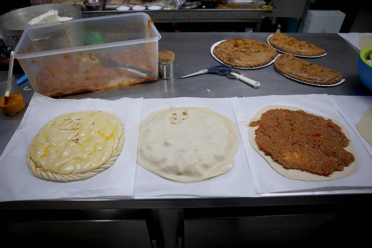 La empanada, en sus distintas fases