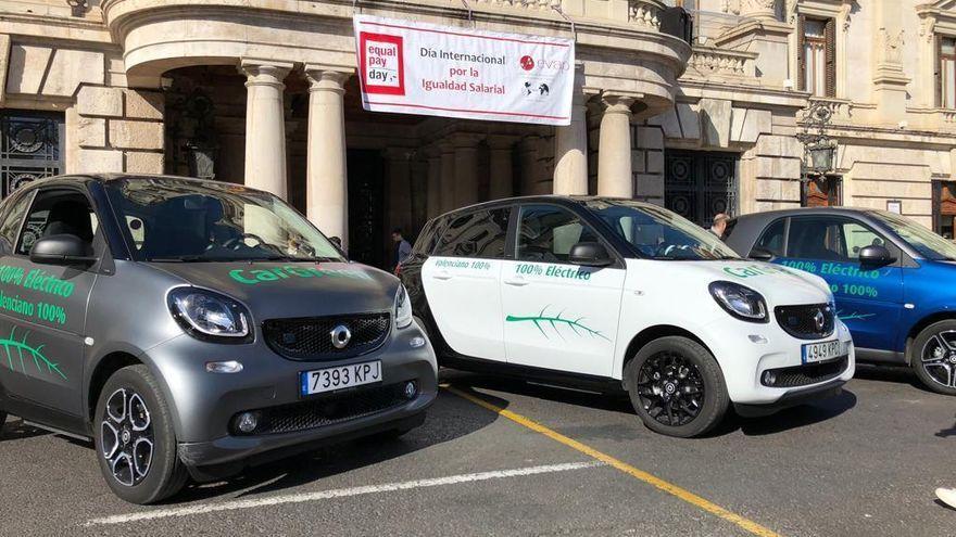 CarGreen deja de operar en València y la Policía Local comienza a retirar los coches eléctricos de alquiler compartido.