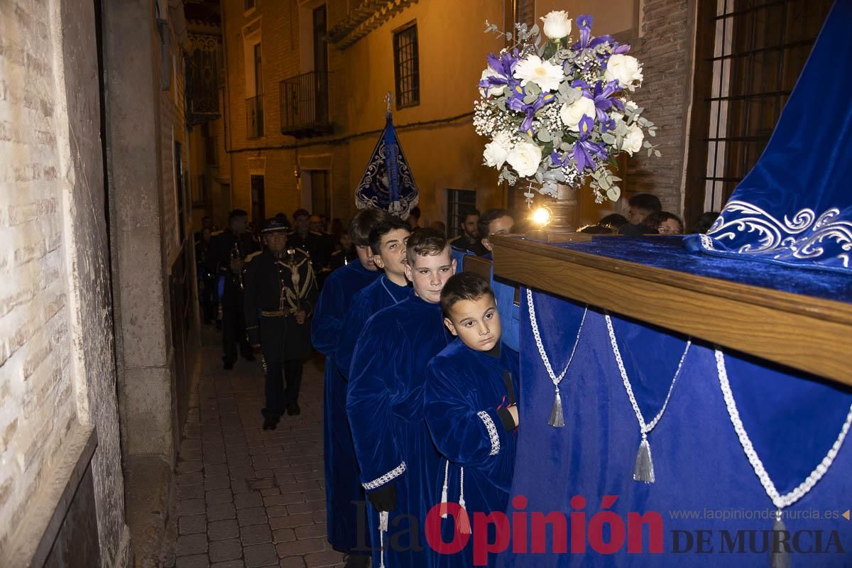Los niños toman las calles de Caravaca en la procesión de Lunes Santo