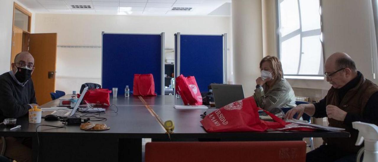 Reunión de decanos de Castilla y León en el Campus Viriato.