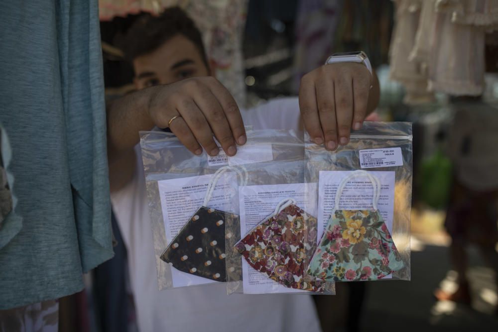 Mercadillo de la nueva normalidad en Zamora