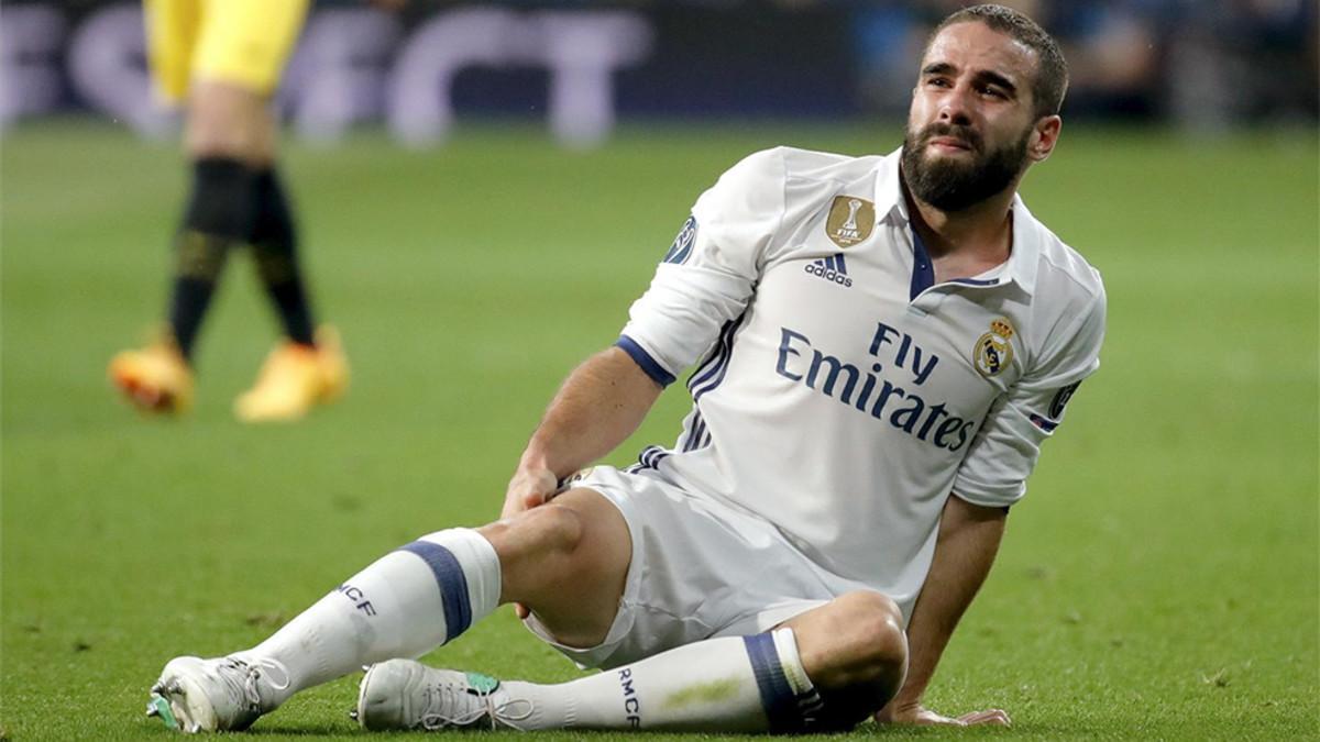 Carvajal se lesionó ante el Atlético