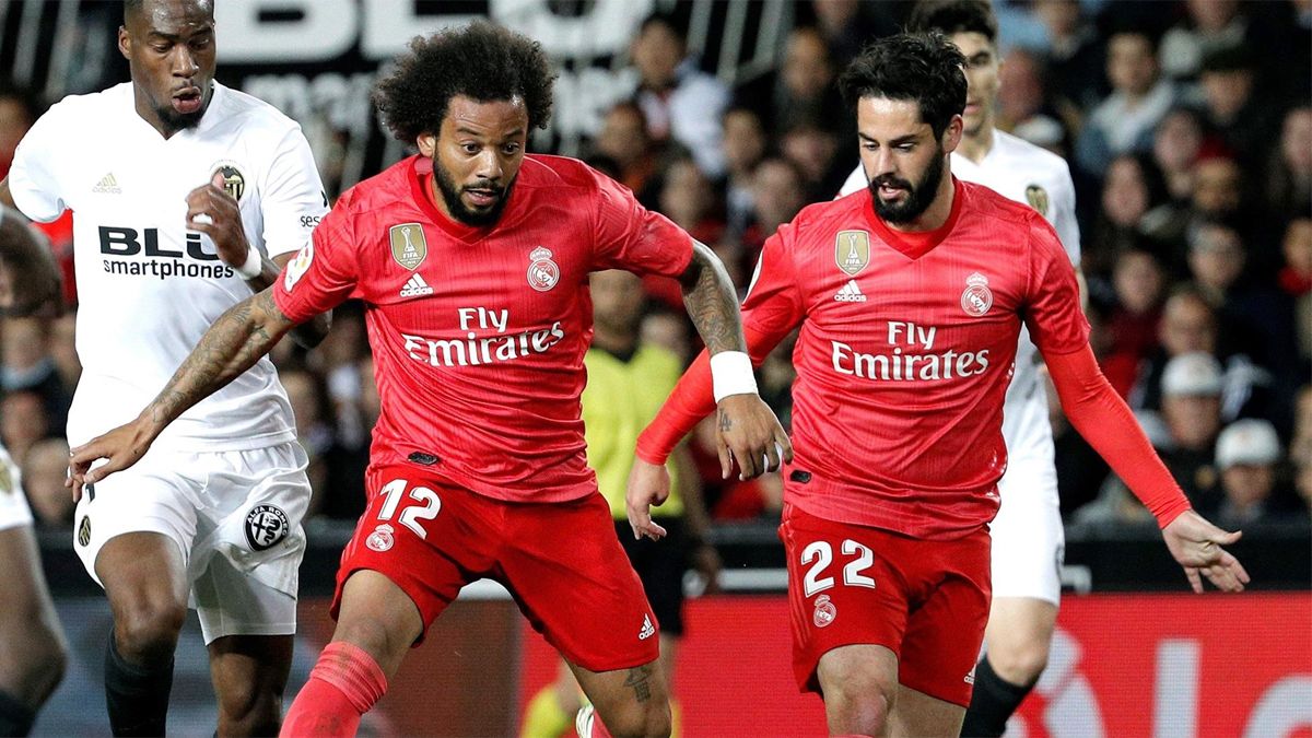 Marcelo e Isco han desaparecido del once titular