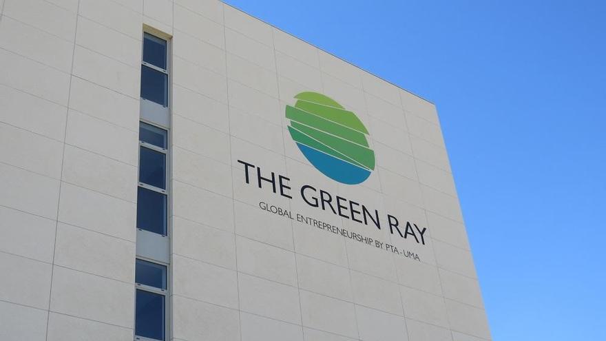 El edificio El Rayo Verde, situado en el campus de la UMA.