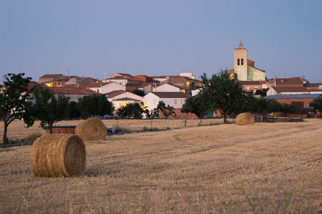 Imagen de un pueblo de Castilla, en Ávila.