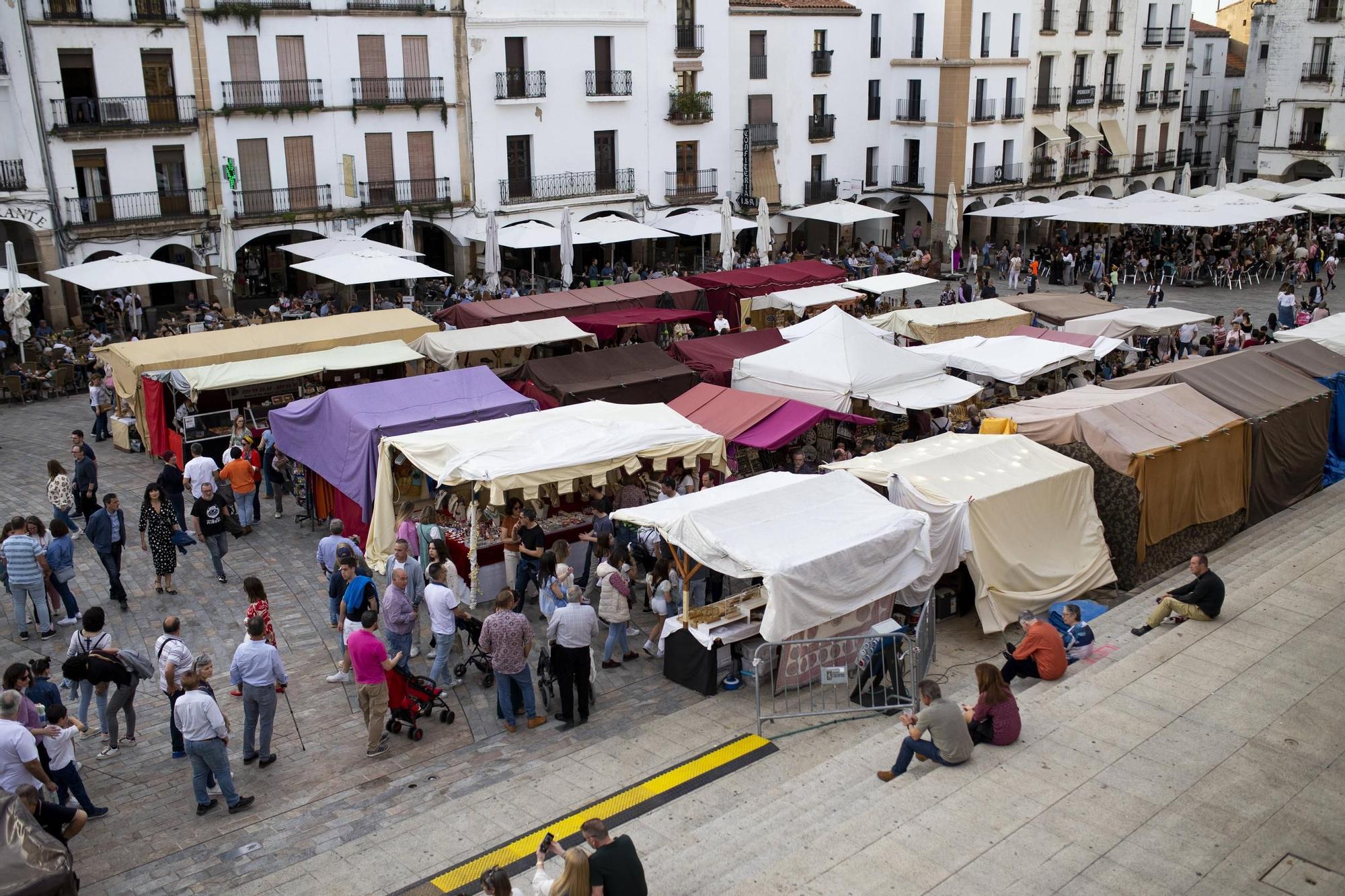 Así se ha desarrollado el sábado en el Mercado de la Primavera de Cáceres