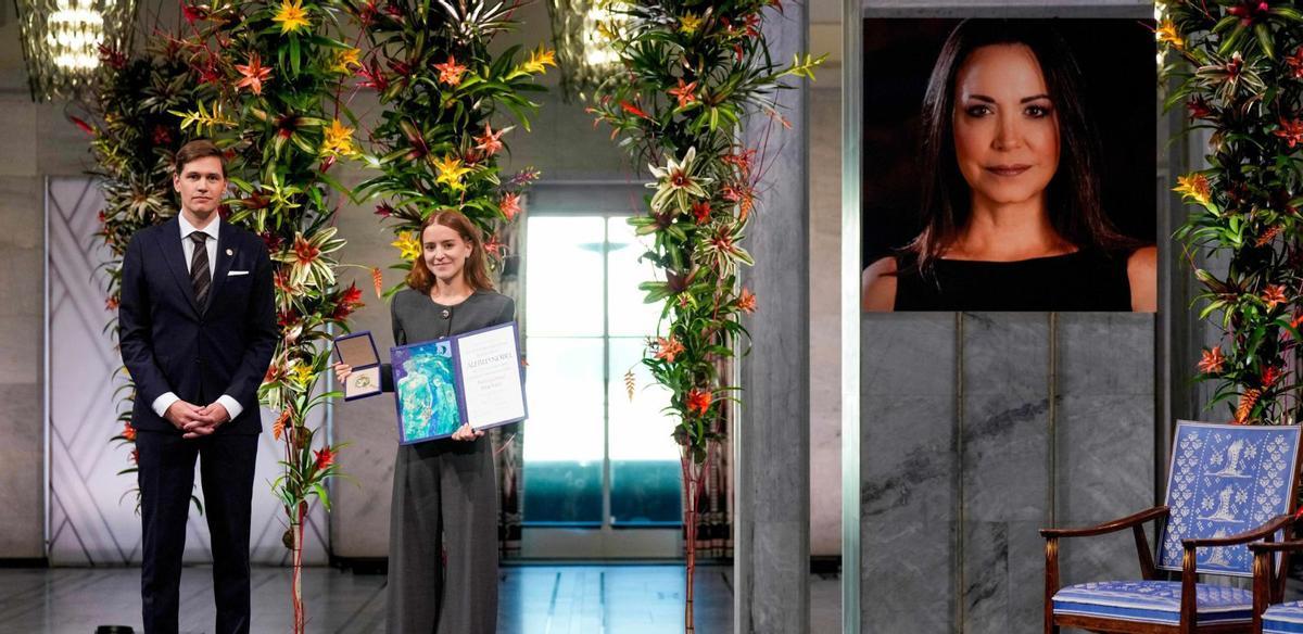 Venezolanos en Asturias viajan a Oslo en apoyo de Corina Machado