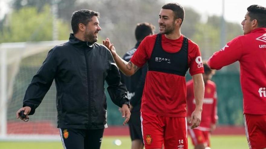 Dani Pastor en un entrenamiento junto a Dani RodrÃ­guez.