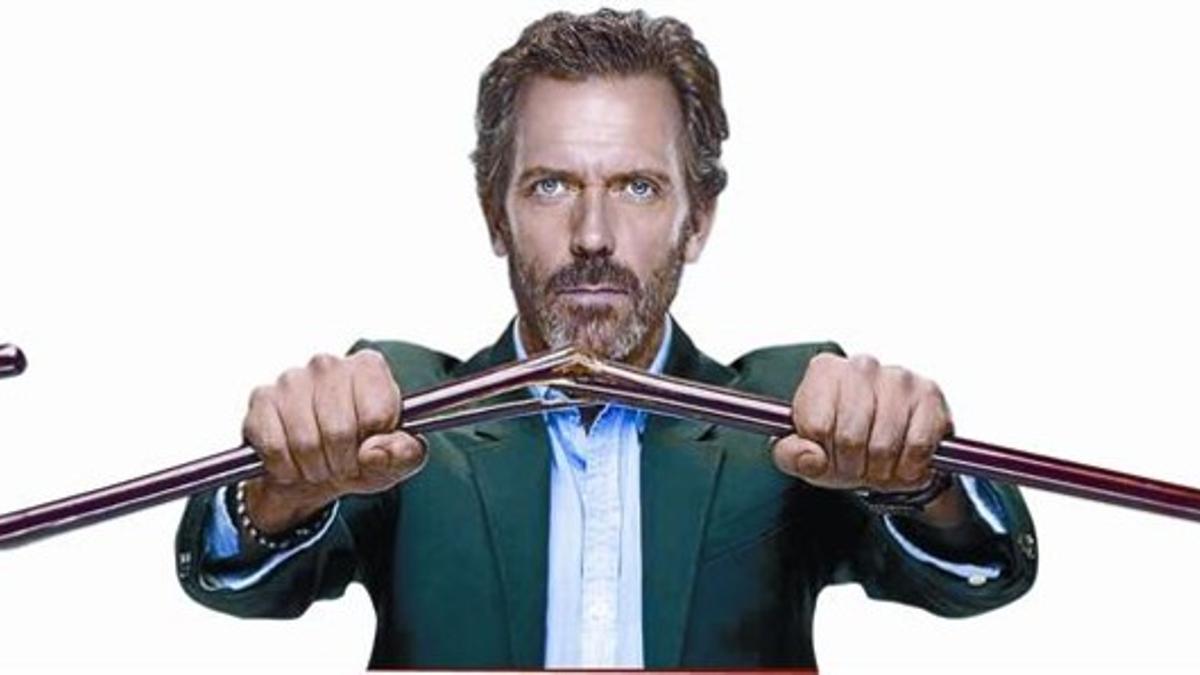 Hugh Laurie, en una imagen promocional del último episodio de 'House'.