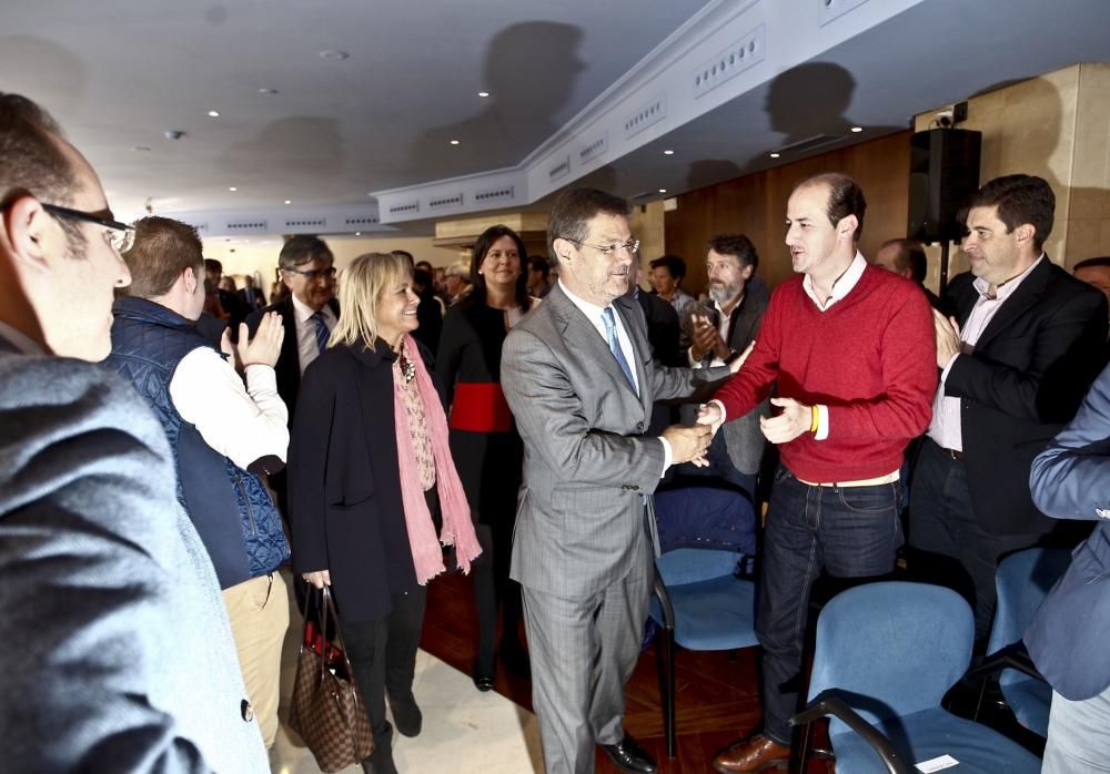 Acto del PP con el Ministro de Justicia, Rafael Catalá